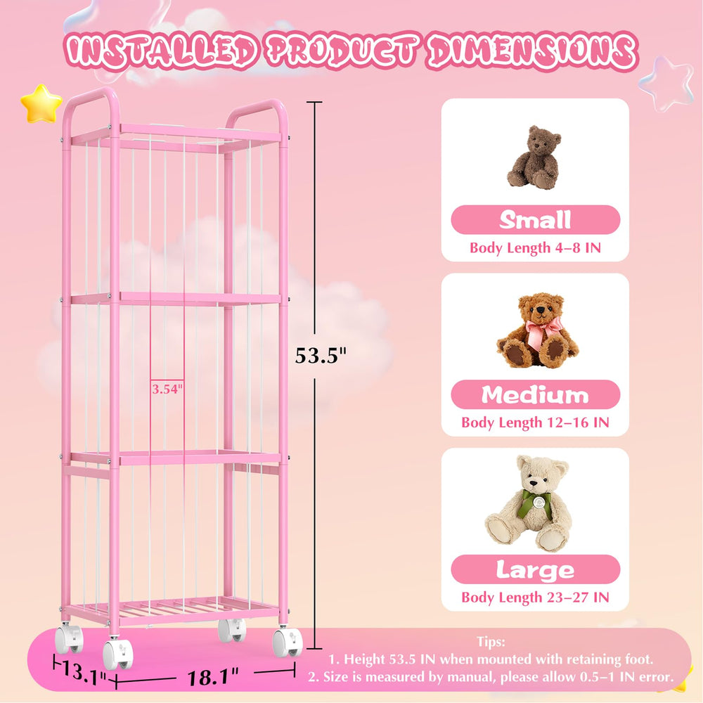Oneyus Zoo Cage front view highlights tall design saving floor space.