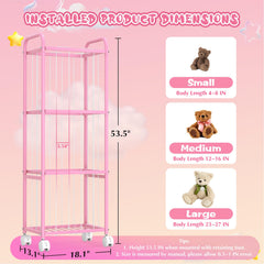 Oneyus Zoo Cage front view highlights tall design saving floor space.