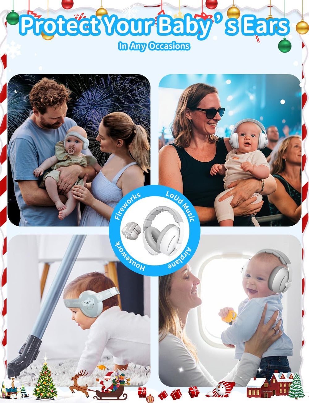 ONITOON earmuffs provide noise reduction up to 25 dB.