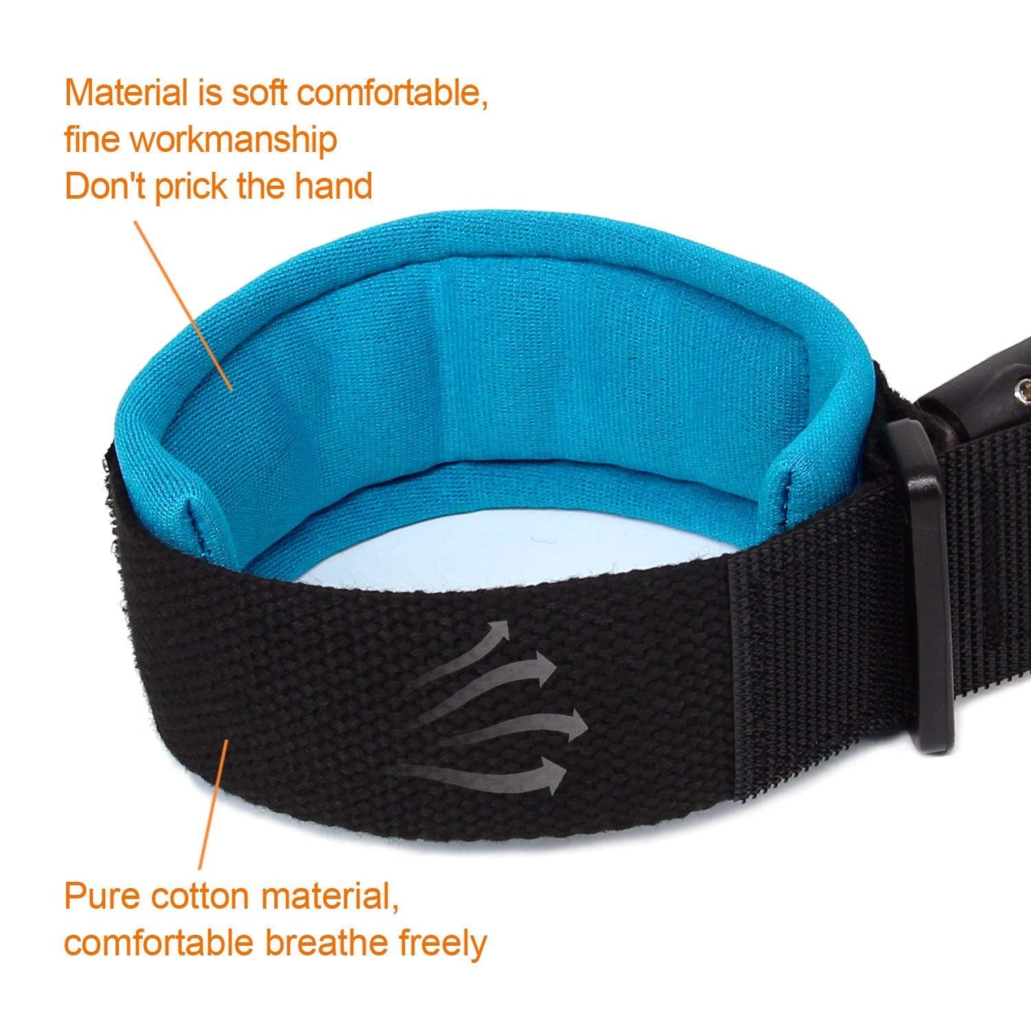 Onwon 360-degree rotating connectors reduce wrist movement restrictions.
