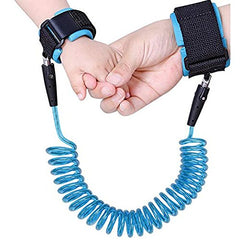 Onwon anti-lost wrist link blue close-up showing 1.5m tether for secure walking.