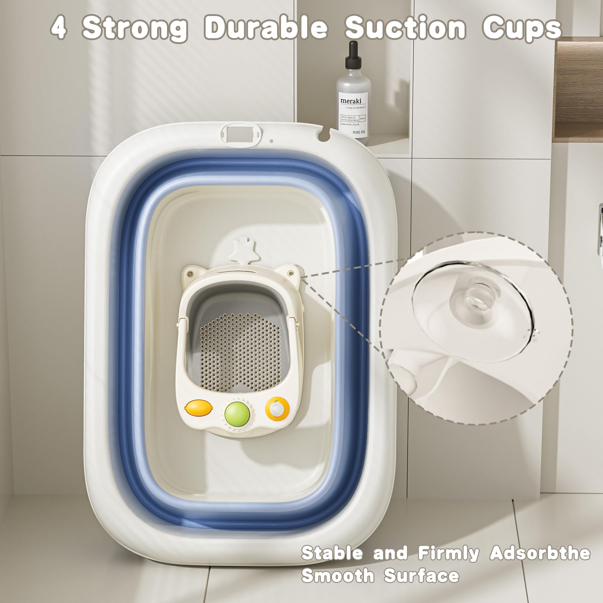 ONXLL baby bath seat makes a practical unisex gift for new parents