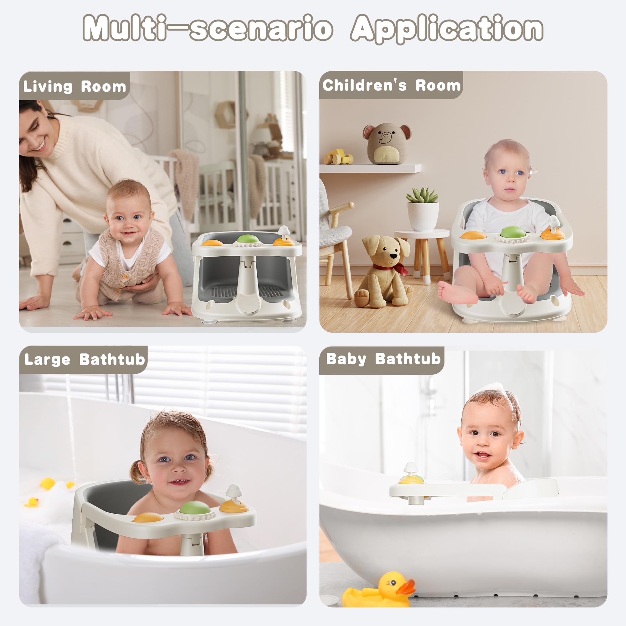 ONXLL bath seat travel friendly for hotel rooms and vacations