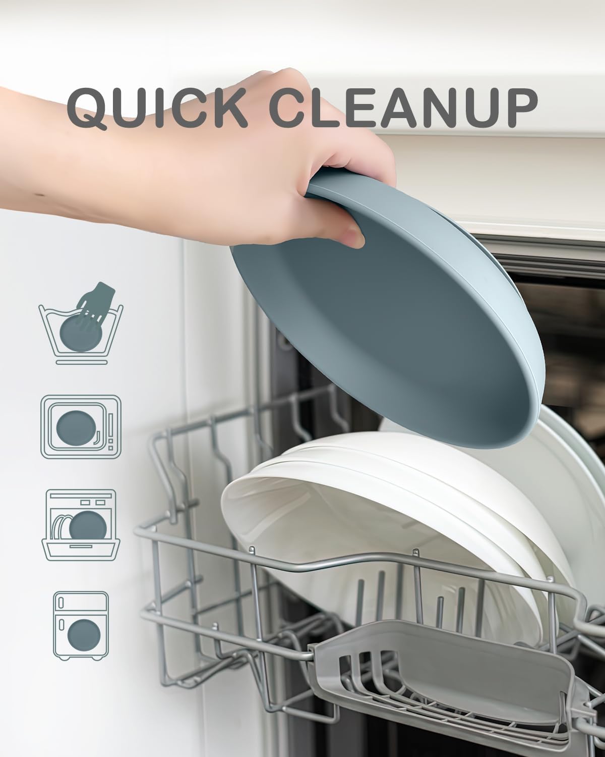 Onyucean extra-large suction cup ensuring plate stays in place
