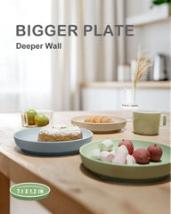 Onyucean plate safe for microwave and dishwasher for easy cleaning
