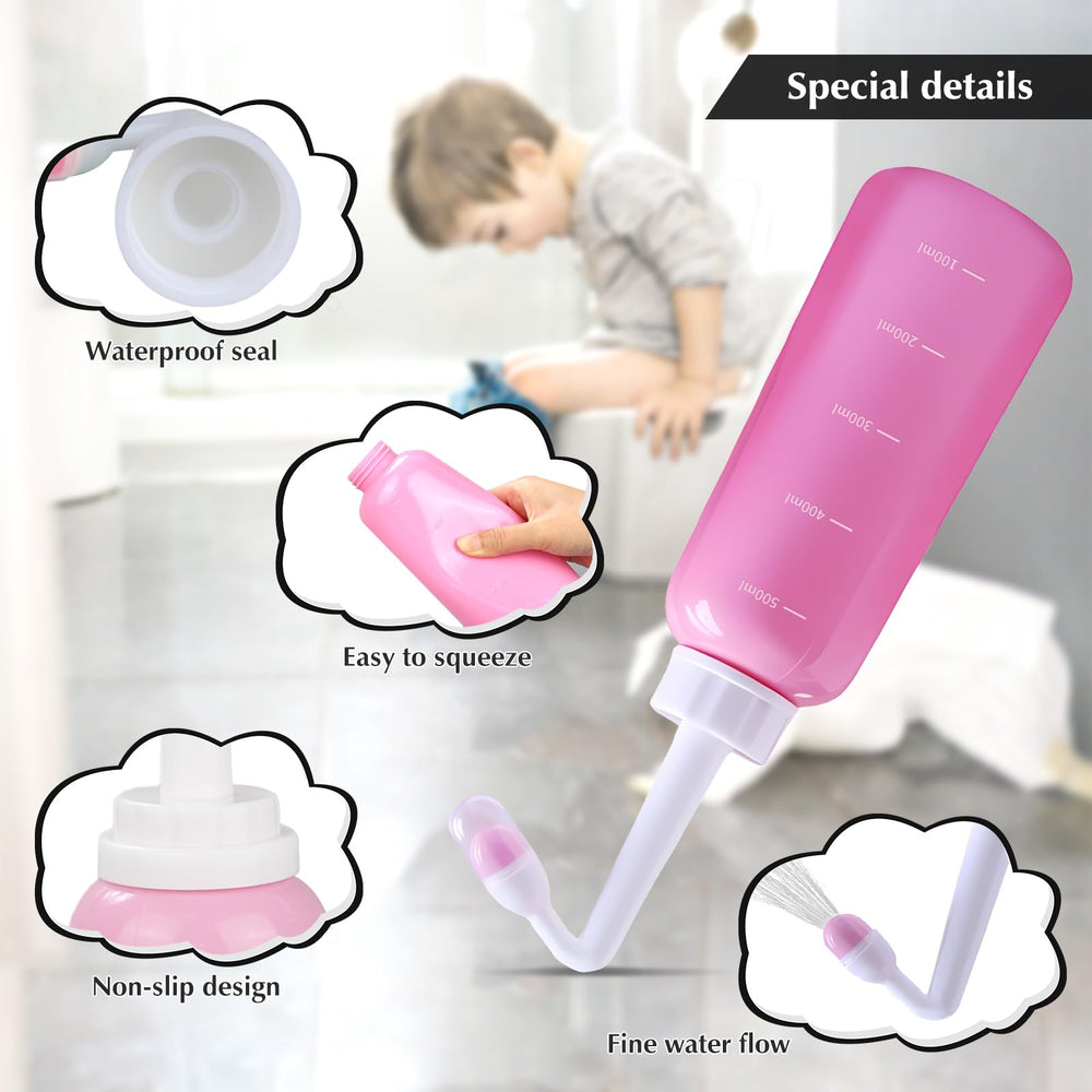 OOCOME peri bottle nozzle-angle enables precise, gentle cleansing.