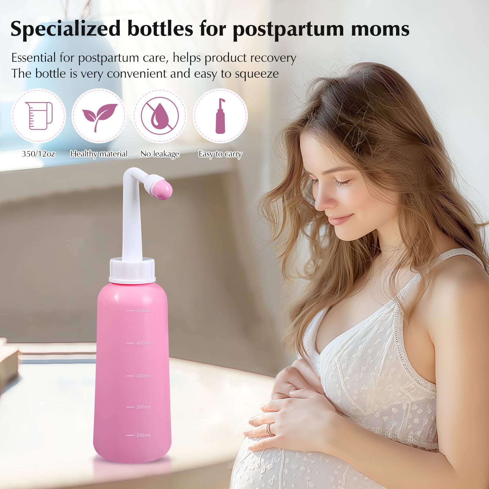 OOCOME peri bottle travel-friendly size fits bags for on-the-go recovery.