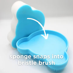 oogiebear sponge easy grip design featuring parent-friendly handle for comfortable bath time