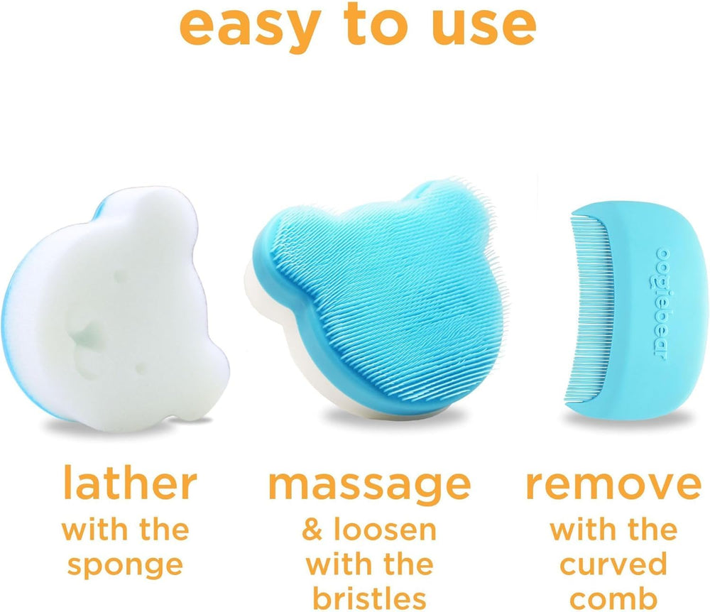 oogiebear washable waterproof sponge shows sturdy, easy-to-clean design for bath time