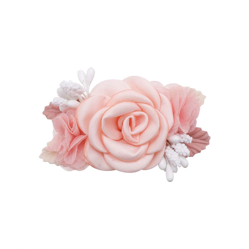 OOSAKU flower hair clips matching outfit, versatile accessory for family events