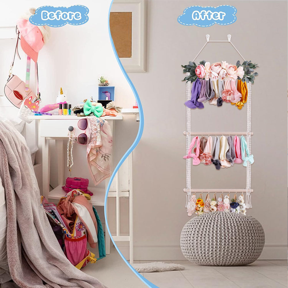OOSAKU headbands holder with sturdy straps for durability