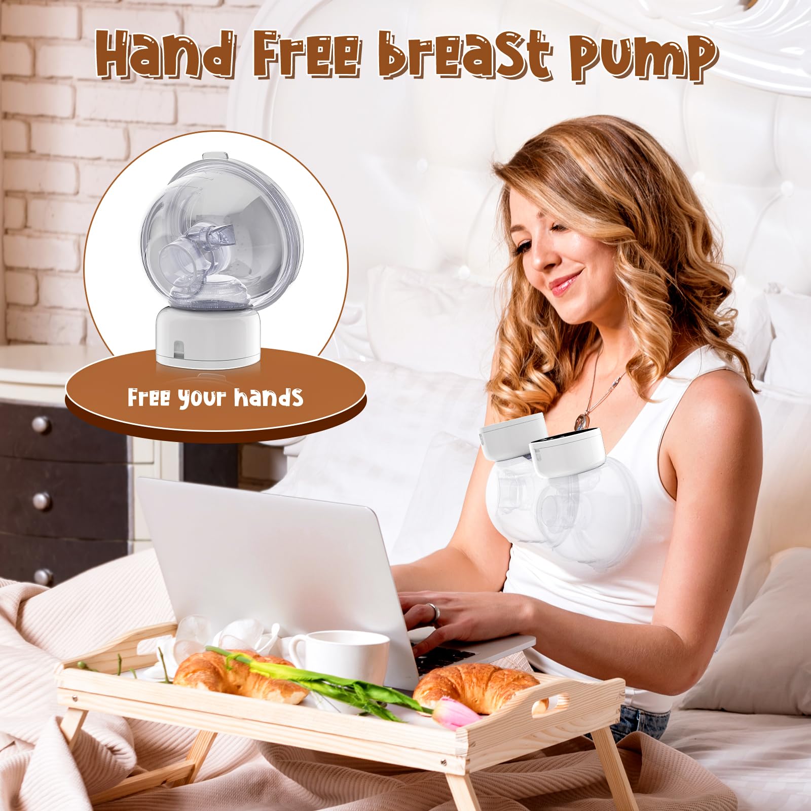 OTEEIDA strong suction breast pump for efficient expression