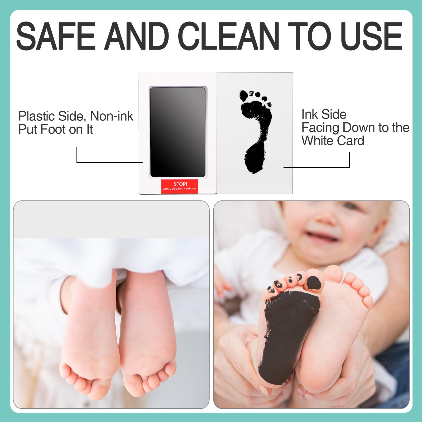 OPASYO baby handprints preserve precious moments with non-toxic ink.