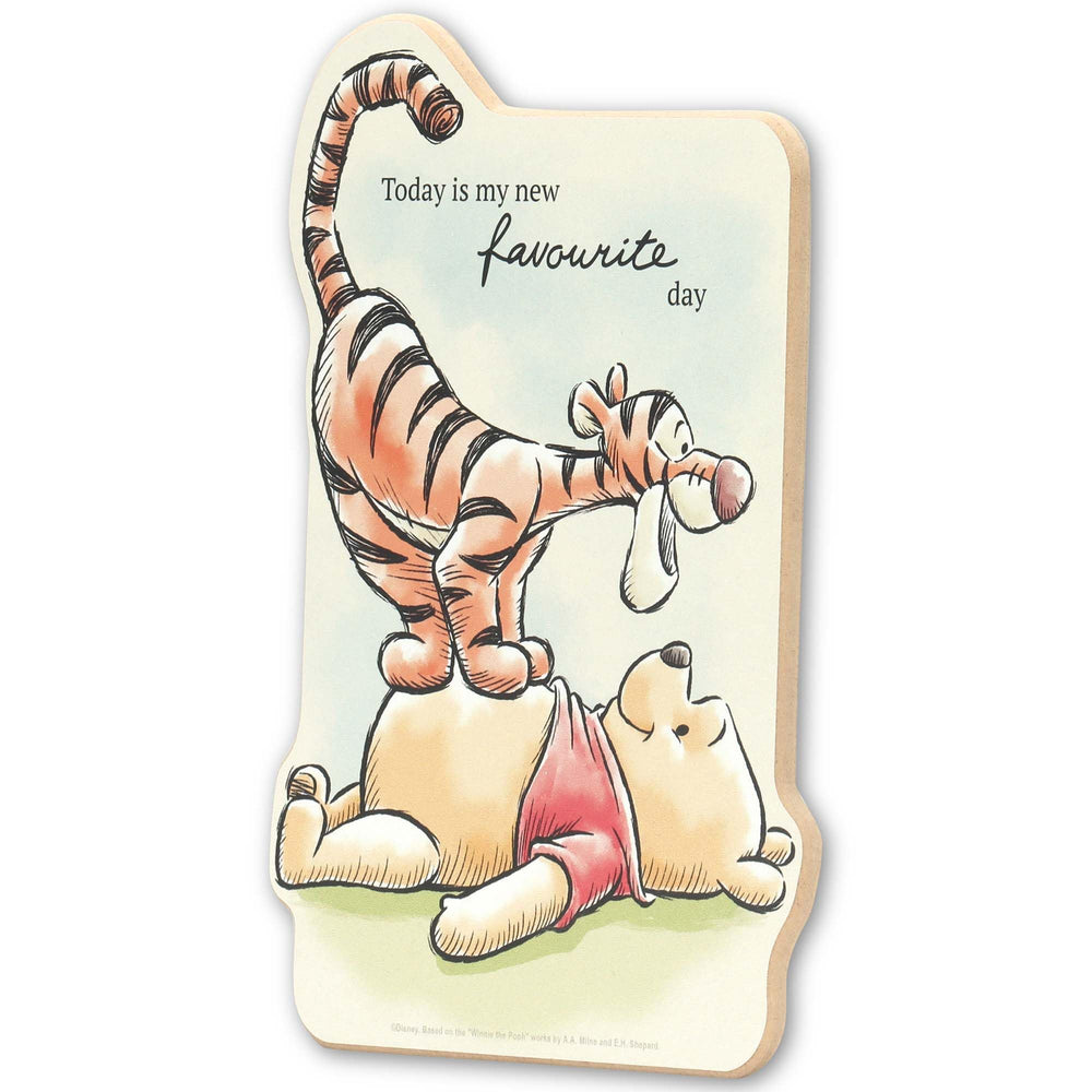 Open Road Brands Disney Pooh and Tigger wall art for nurseries, adds cozy, playful energy.