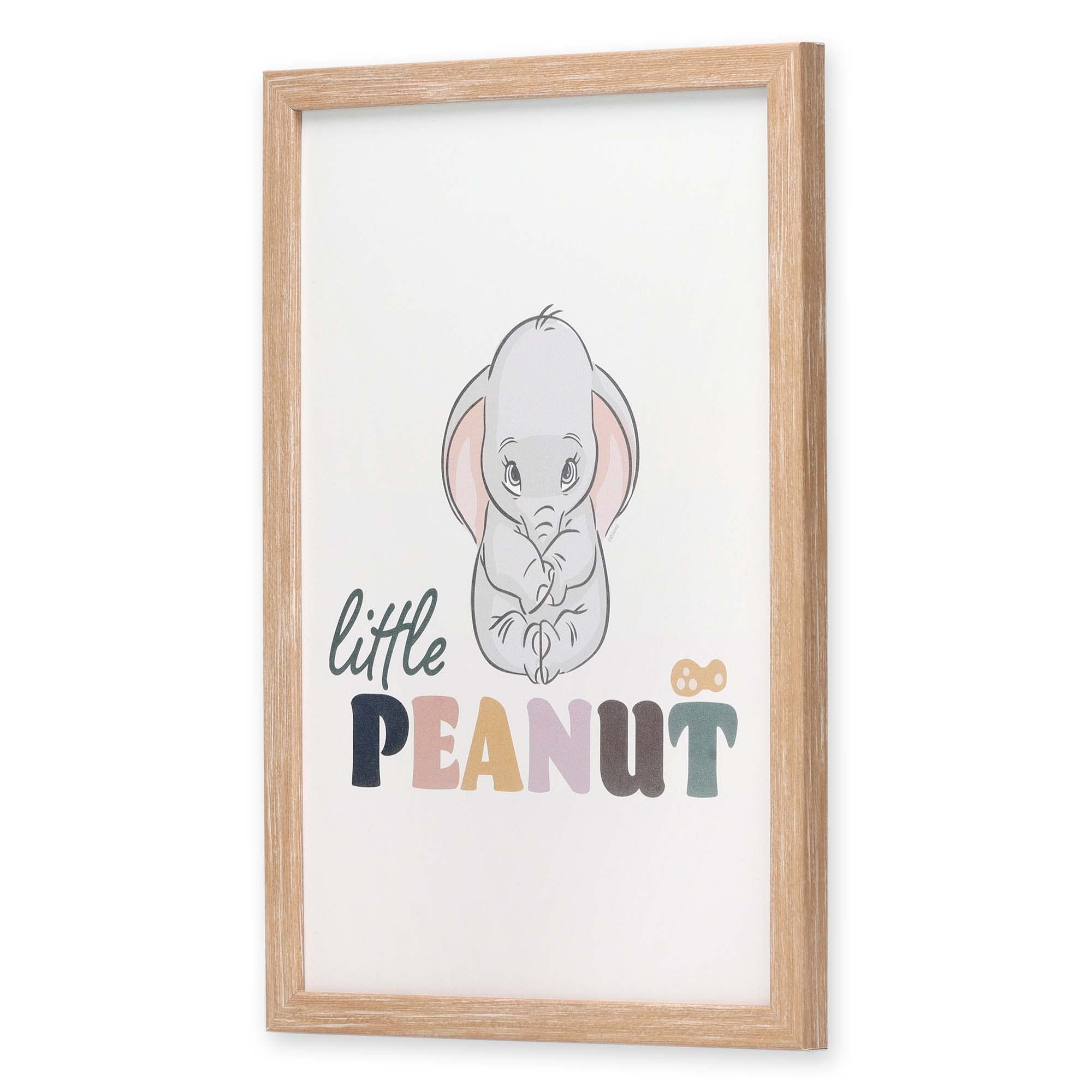Open Road Brands Dumbo illustration closeup showcases cute details for baby's room decor