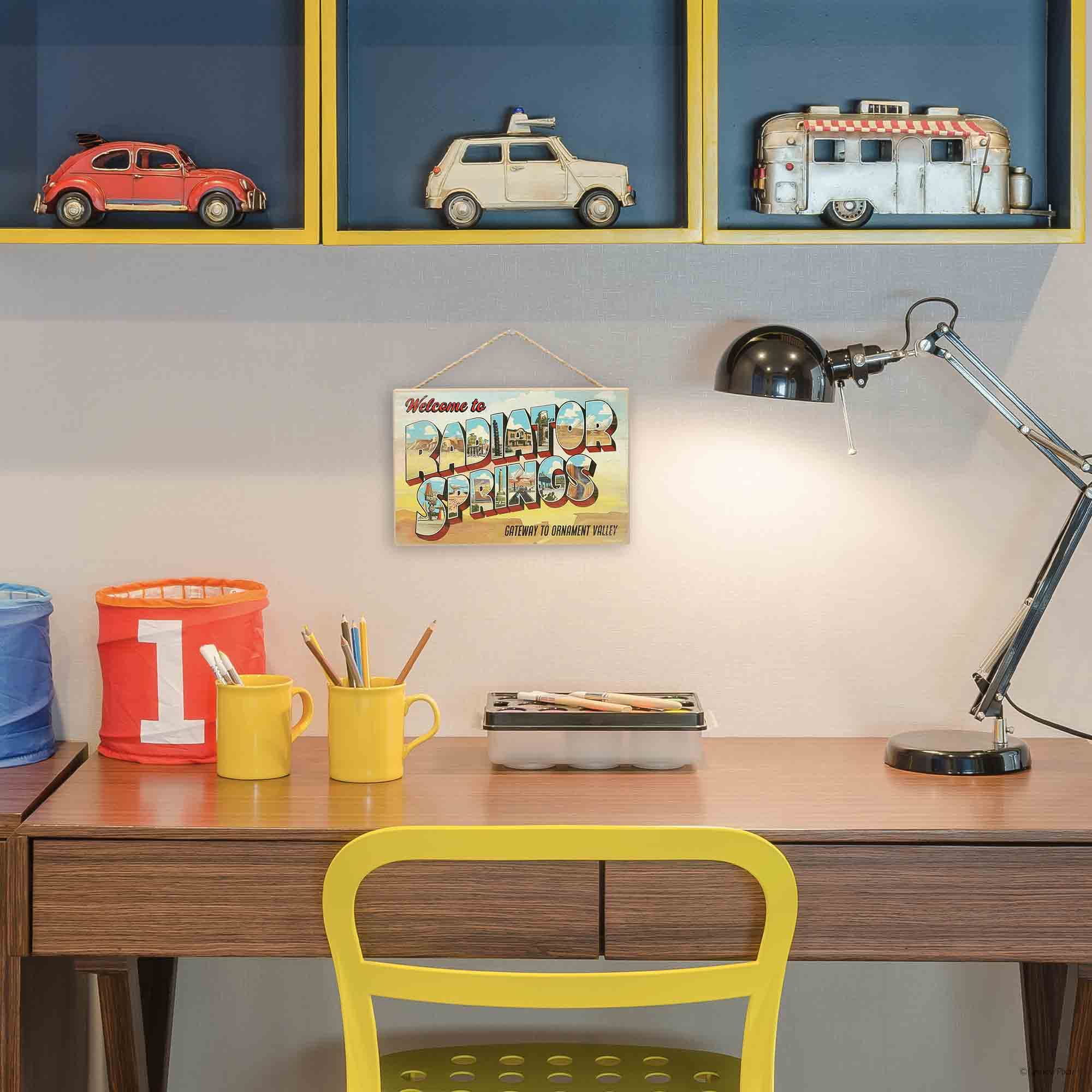 Open Road Brands made-in-usa wood decor combines durability with Disney charm