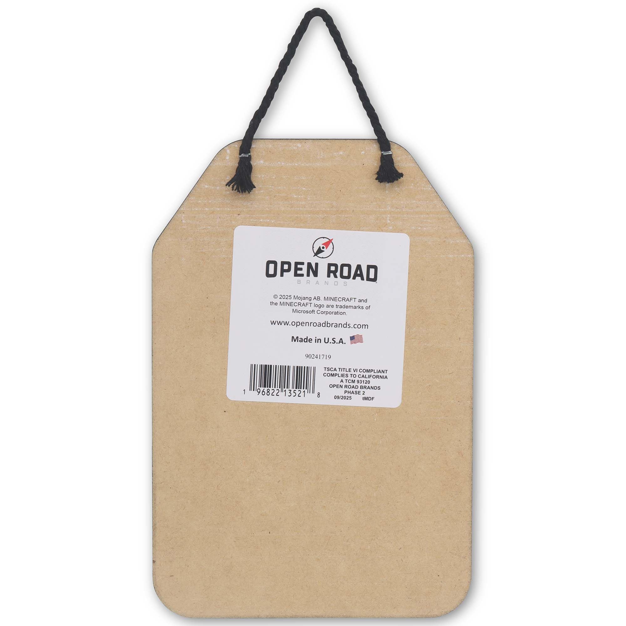 Open Road Brands Minecraft licensed design wall art adds authentic vibe to any wall.