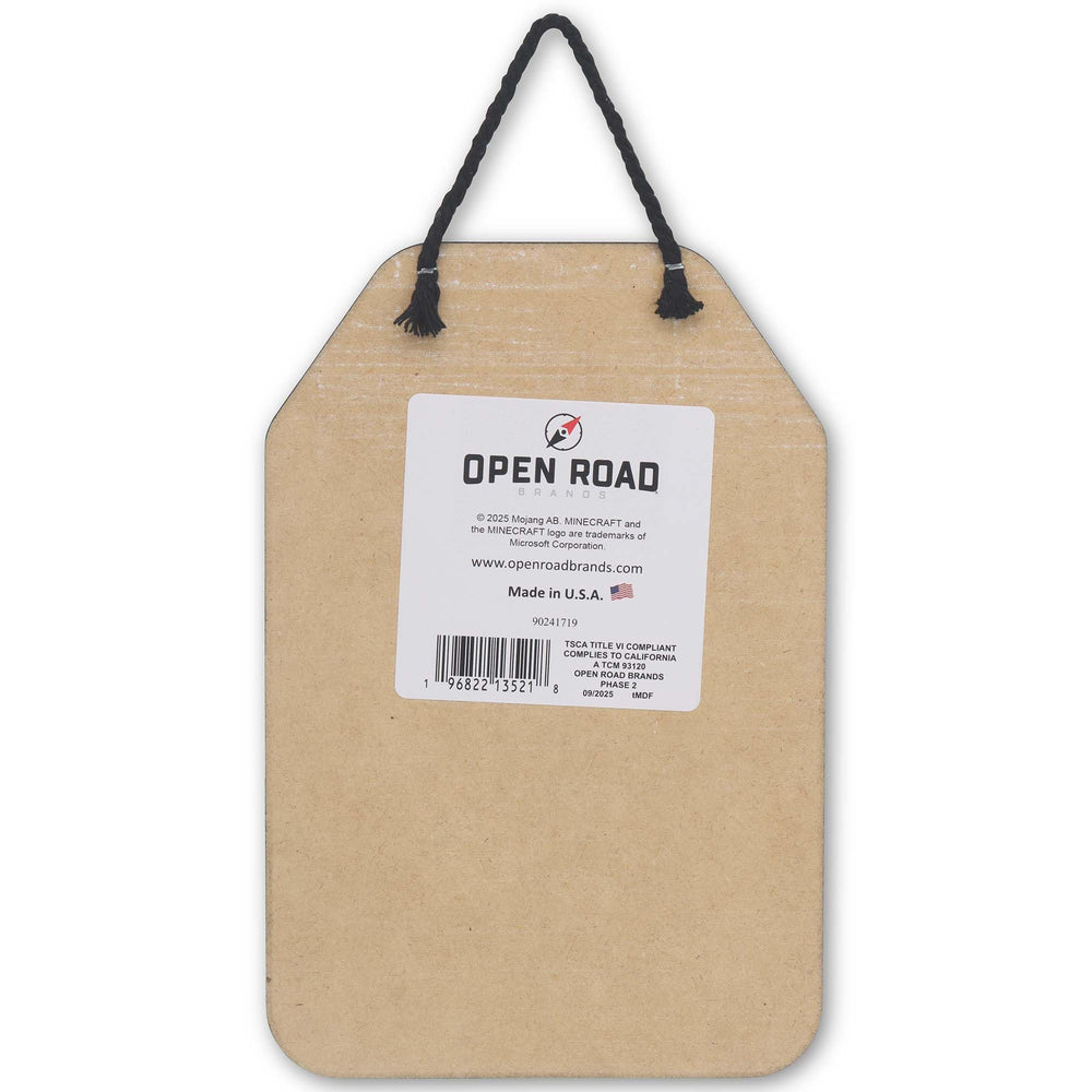 Open Road Brands Minecraft licensed design wall art adds authentic vibe to any wall.