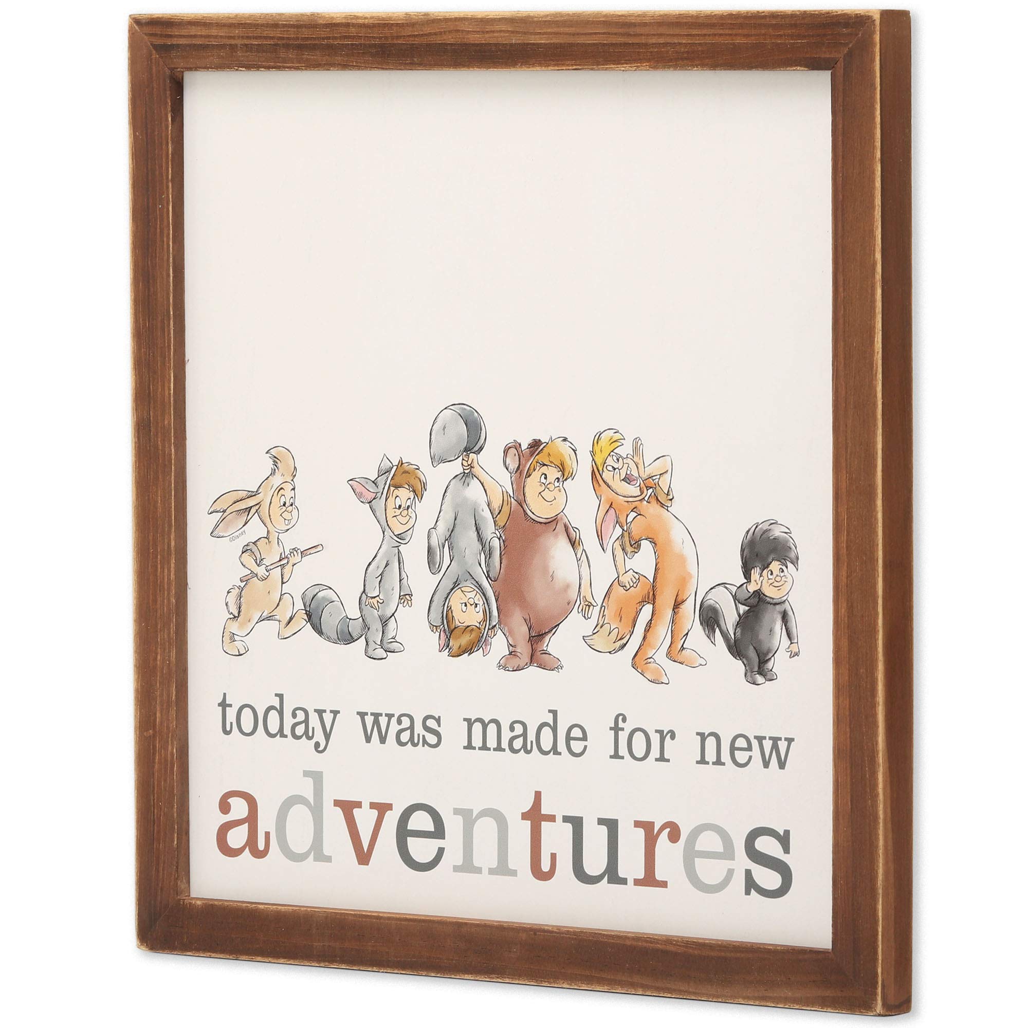 Open Road Brands Disney Peter Pan Lost Boys wall art adds color and magic to a kid's room.