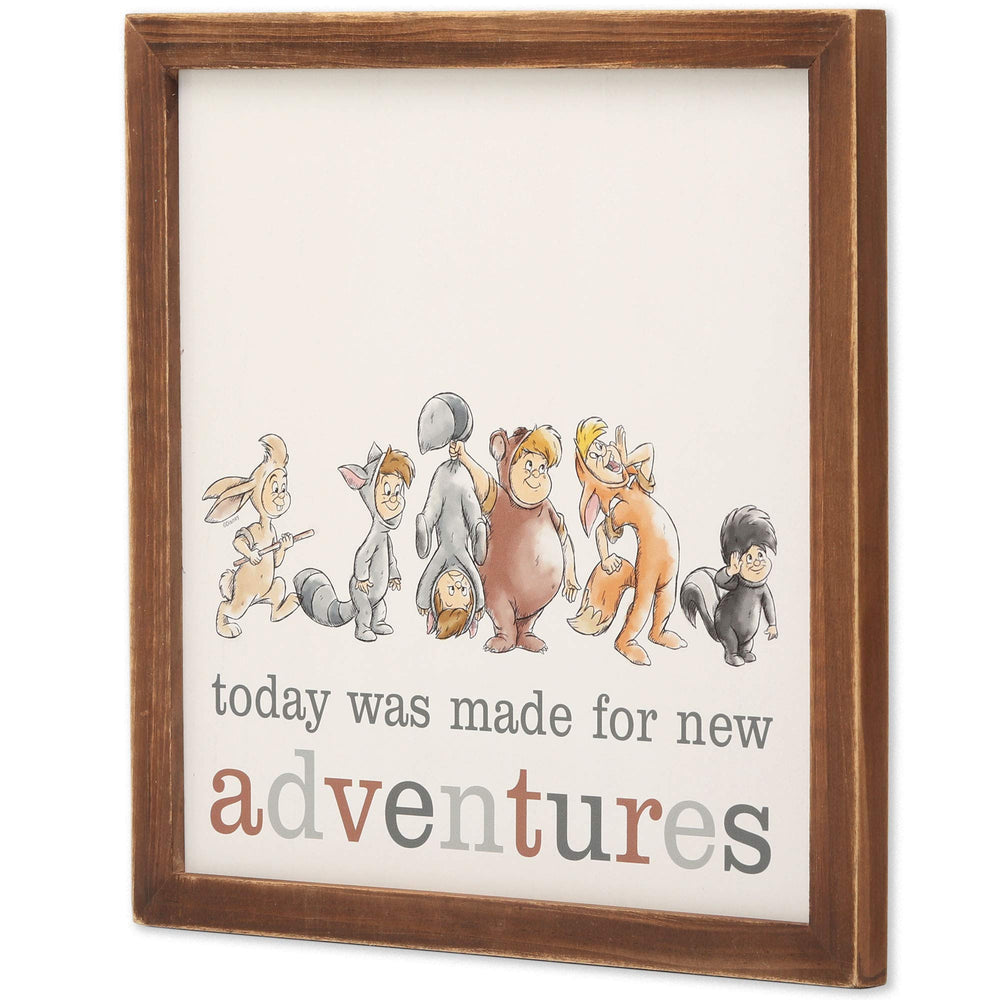 Open Road Brands Disney Peter Pan Lost Boys wall art adds color and magic to a kid's room.