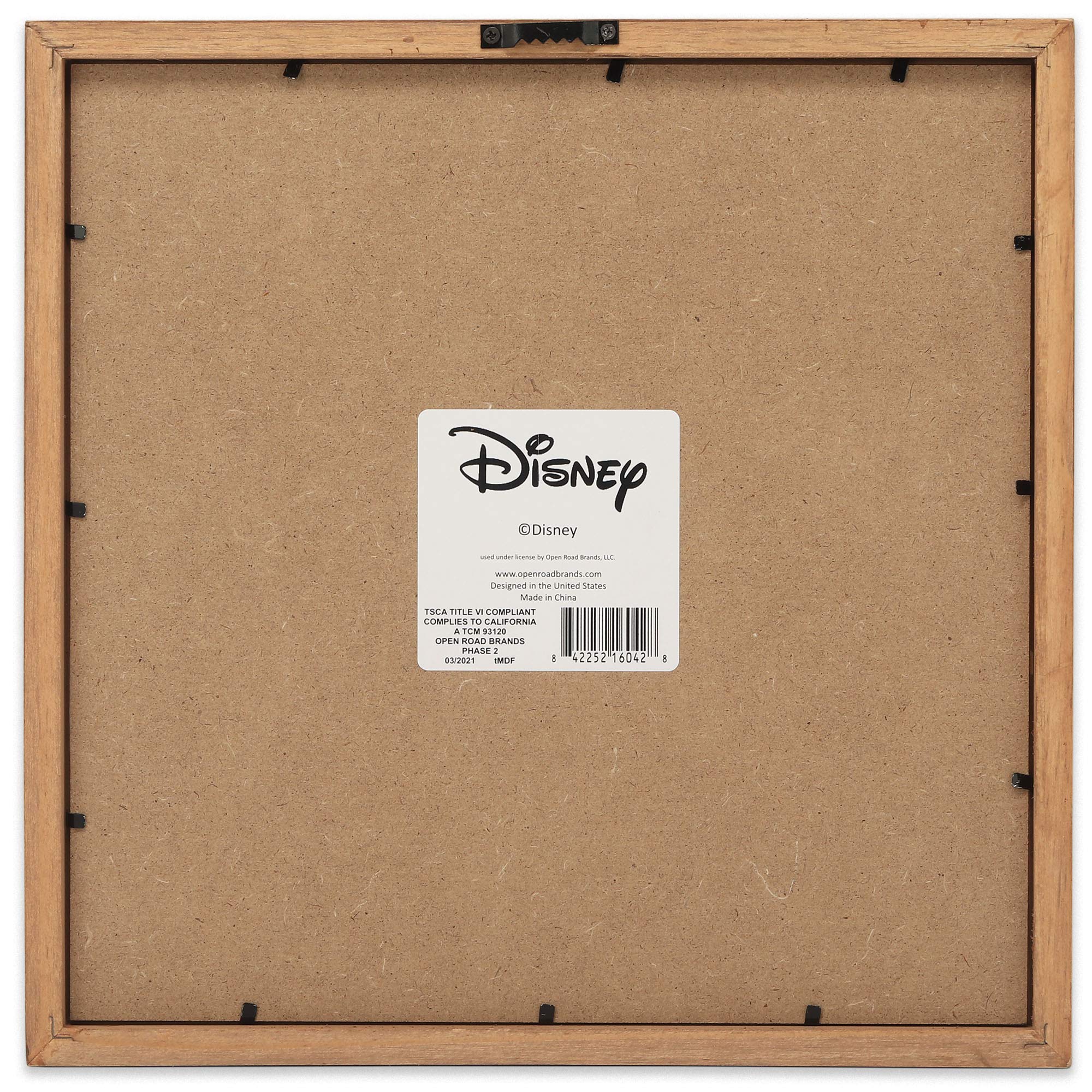 Open Road Brands Peter Pan Lost Boys MDF sign offers lightweight, easy-to-hang nursery decor.