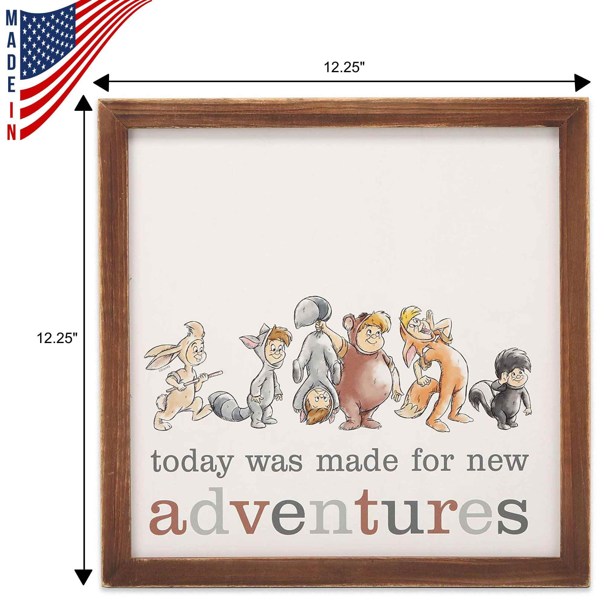Open Road Brands Peter Pan Lost Boys wall art pairs well with other Disney-inspired decor.