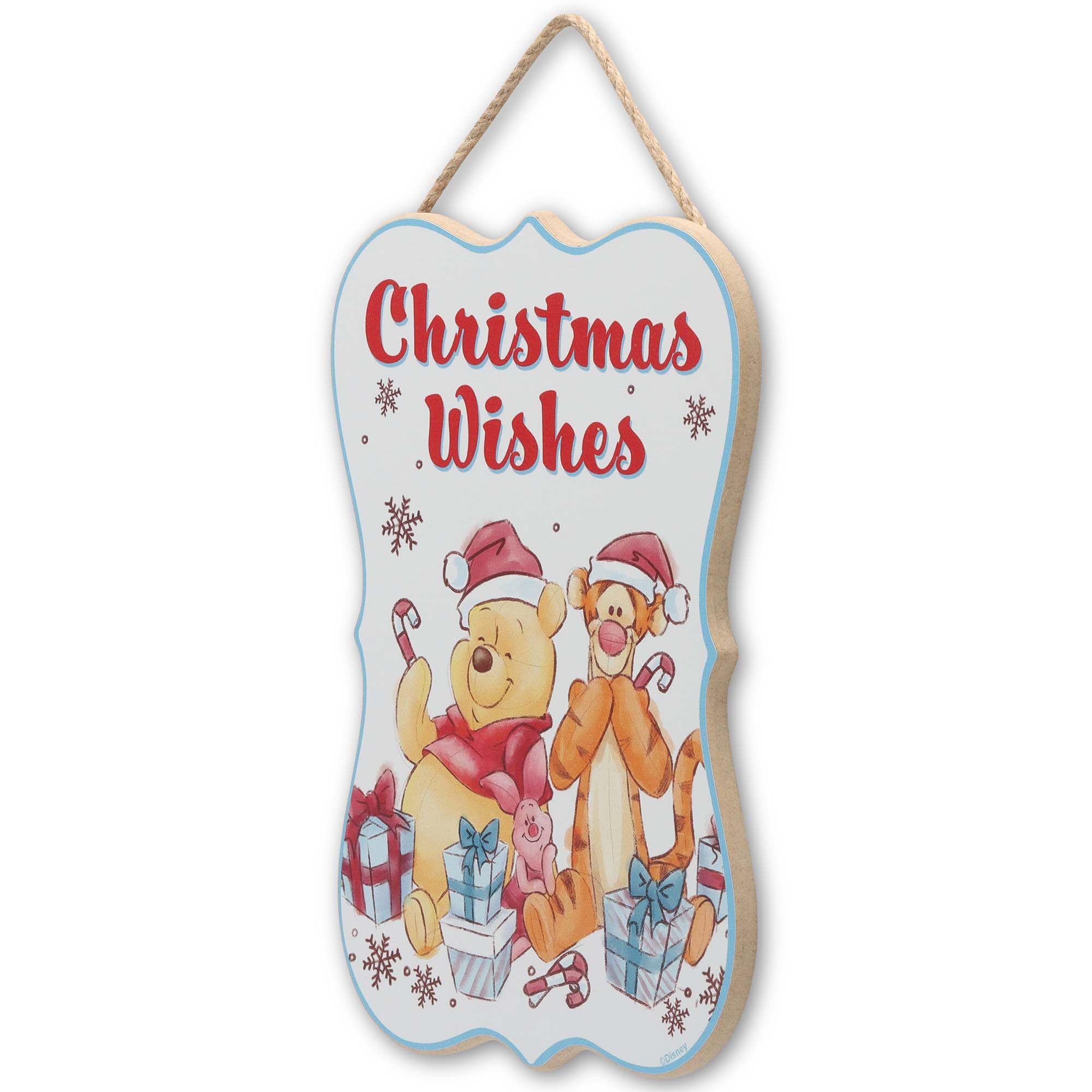 Open Road Brands Pooh, Tigger, and Piglet with gifts create a playful seasonal scene.