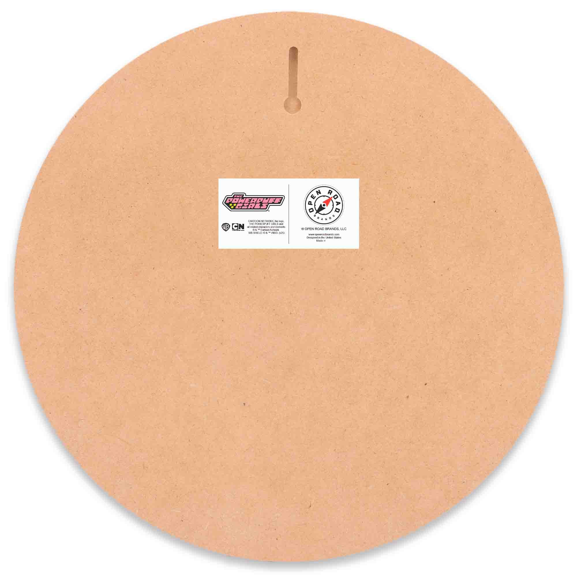 Open Road Brands Powerpuff Team Awesome sign uses printed MDF for lightweight hanging