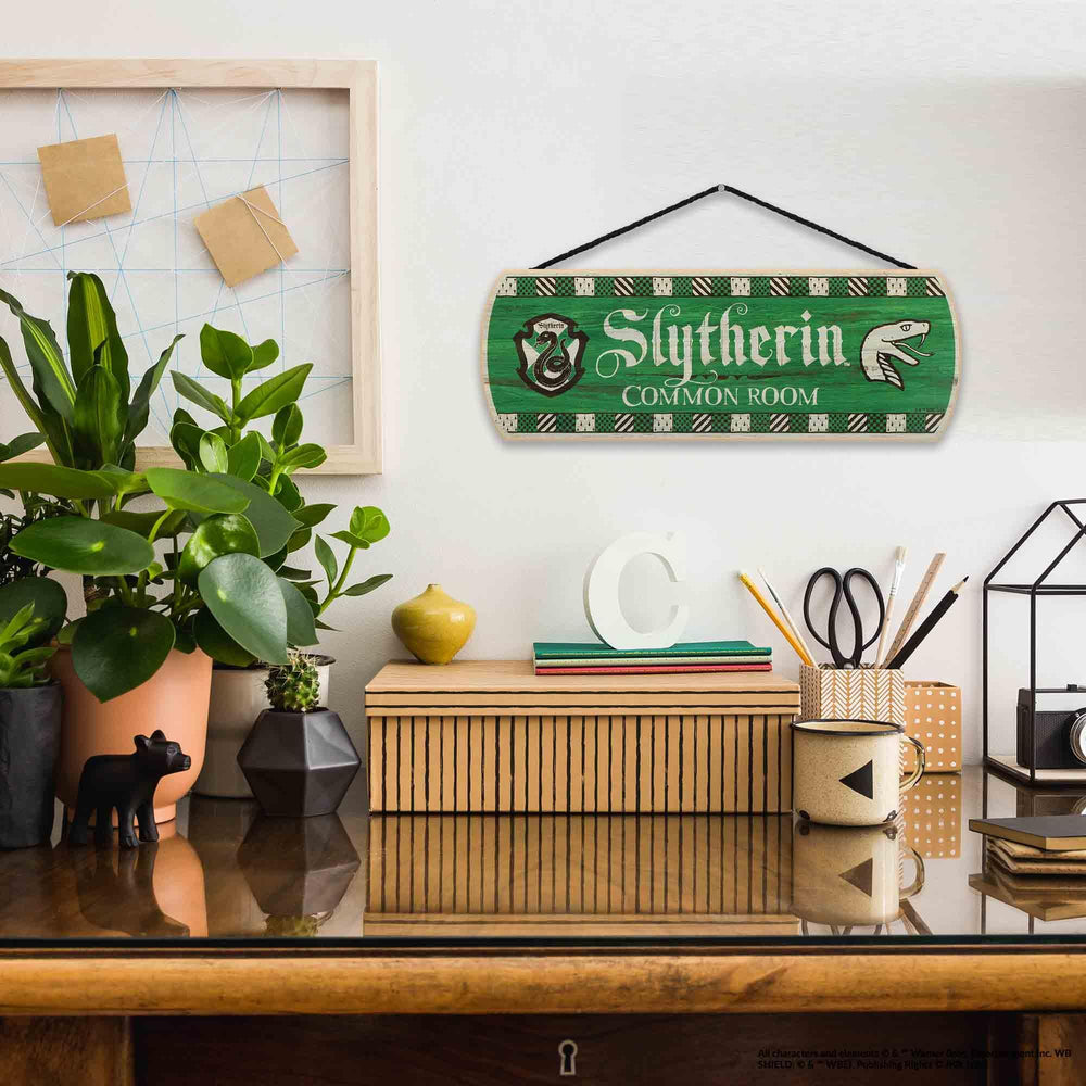 Open Road Brands Slytherin wall decor enhances teen spaces and movie rooms.
