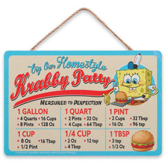 Open Road Brands SpongeBob sign front view adds playful kitchen charm
