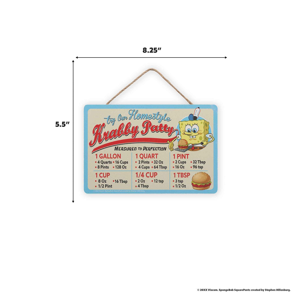 Made in USA label on SpongeBob sign emphasizes quality