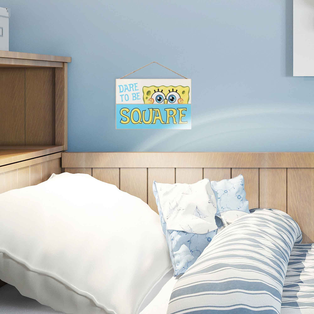 Open Road Brands SpongeBob sign for kid rooms and cozy movie corners
