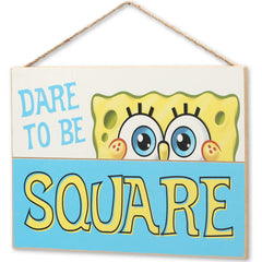 Open Road Brands SpongeBob sign shows turquoise-yellow-white palette for lively kid spaces