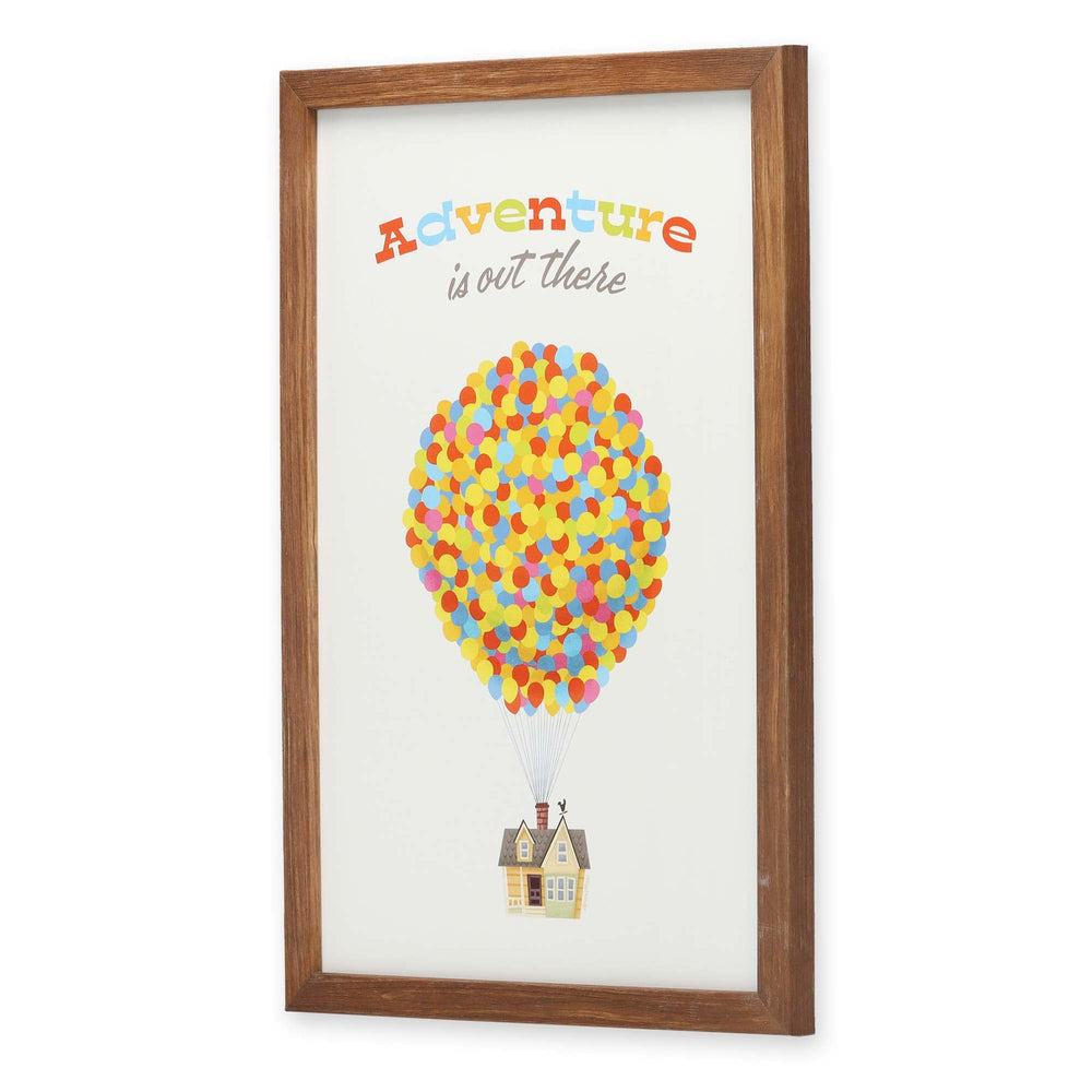 Open Road Brands Up movie wall art adds whimsy and color to playrooms