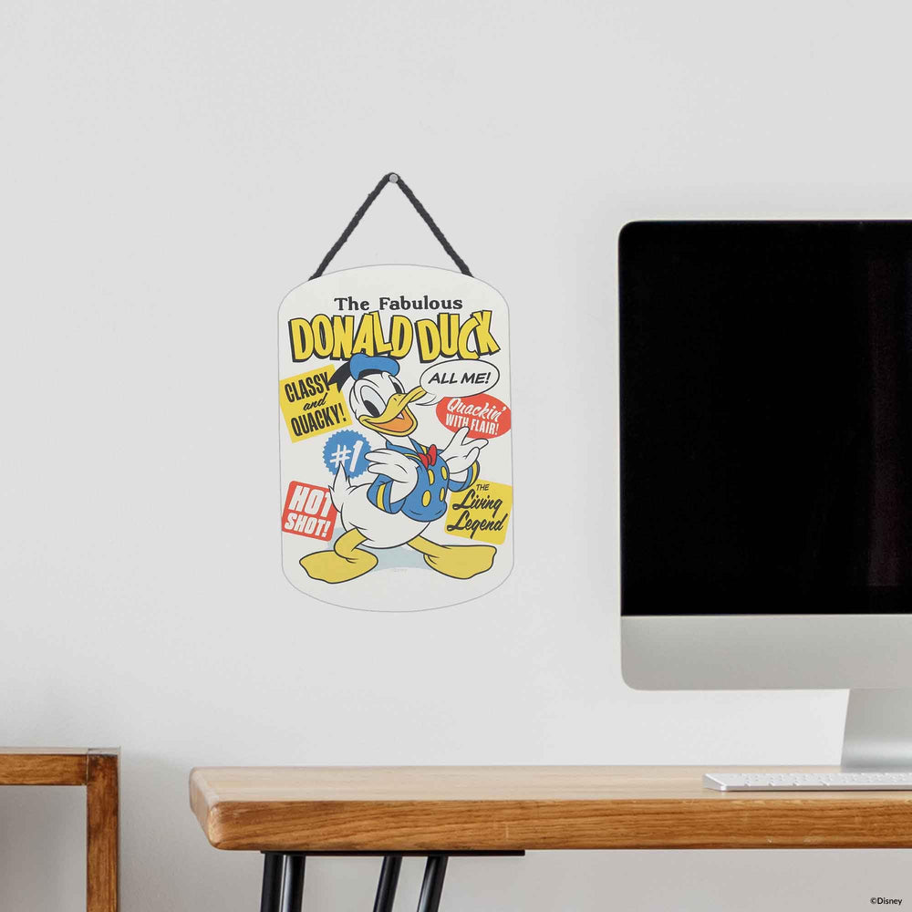 Open Road Brands Disney Donald Duck all me sign for fun room vibes