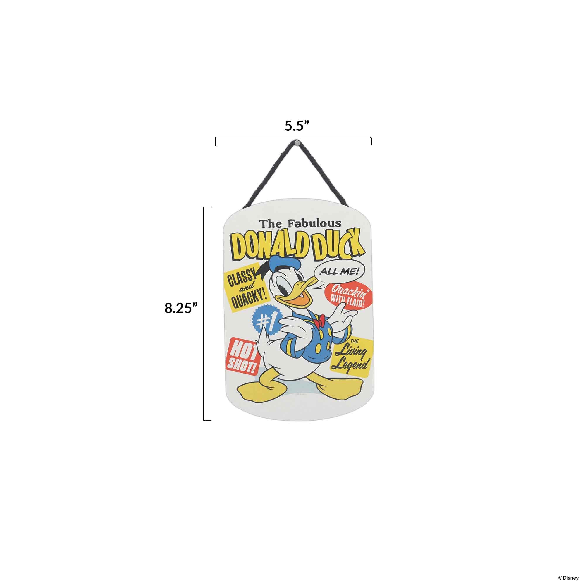 Open Road Brands Disney Donald Duck hot shot decor for kids play space