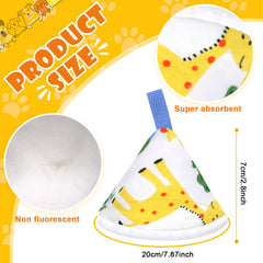 OPEYATOYS soft-cotton-terry-pee-shield outer offers gentle absorption for newborns.