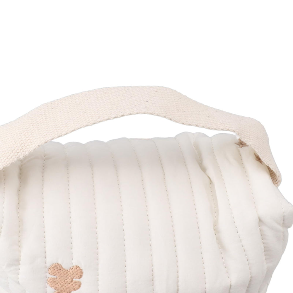 OPPWONG compact travel diaper bag fits bottles, wipes, and toys