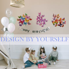 OPSEAM butterflies for party decoration create vibrant table and backdrop accents.