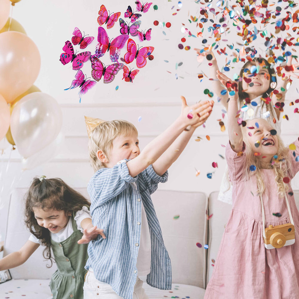 OPSEAM butterfly stickers with double-layer wings create a realistic flutter effect.