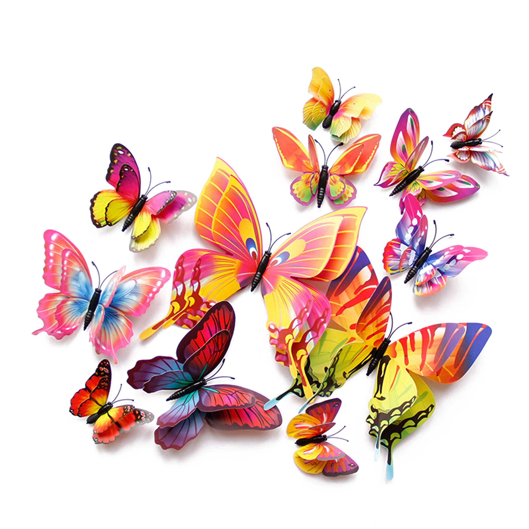 Opseam butterfly wall decor 24-piece magnets for versatile party decor.