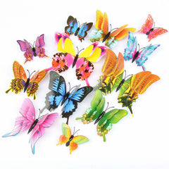 Opseam butterfly wall decor 2.4 inch adds color with magnetic adhesion.