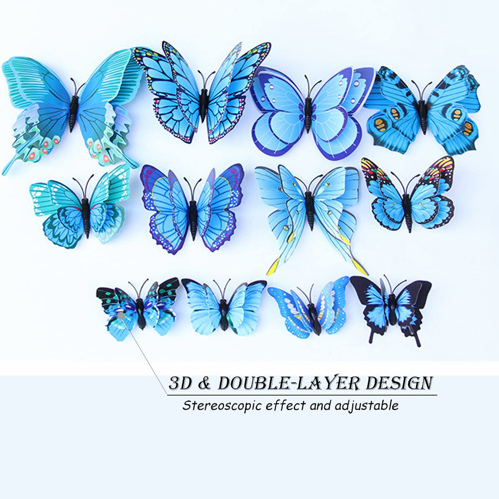 Opseam butterfly wall decor can be used as a cake topper.