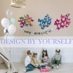 Opseam butterfly wall decor double-layer wings delivering realistic depth.