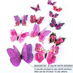 Opseam butterfly wall decor various sizes enhances room charm with dynamic wing details