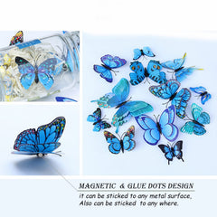 Opseam butterfly wall decor arrangement on wall creates a charming focal point.