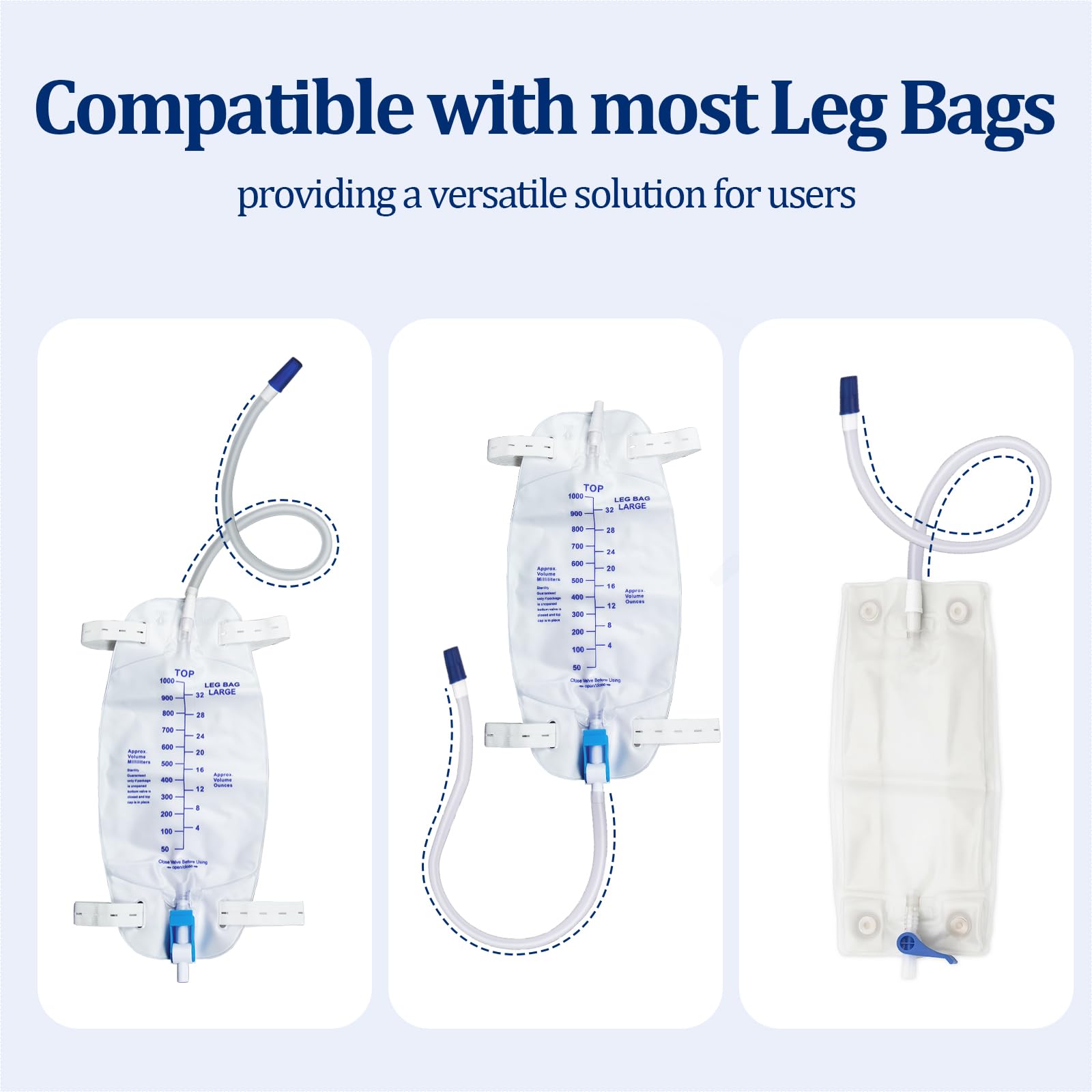Opstra Yee urinary collection tube offers smooth-flow for steady use.