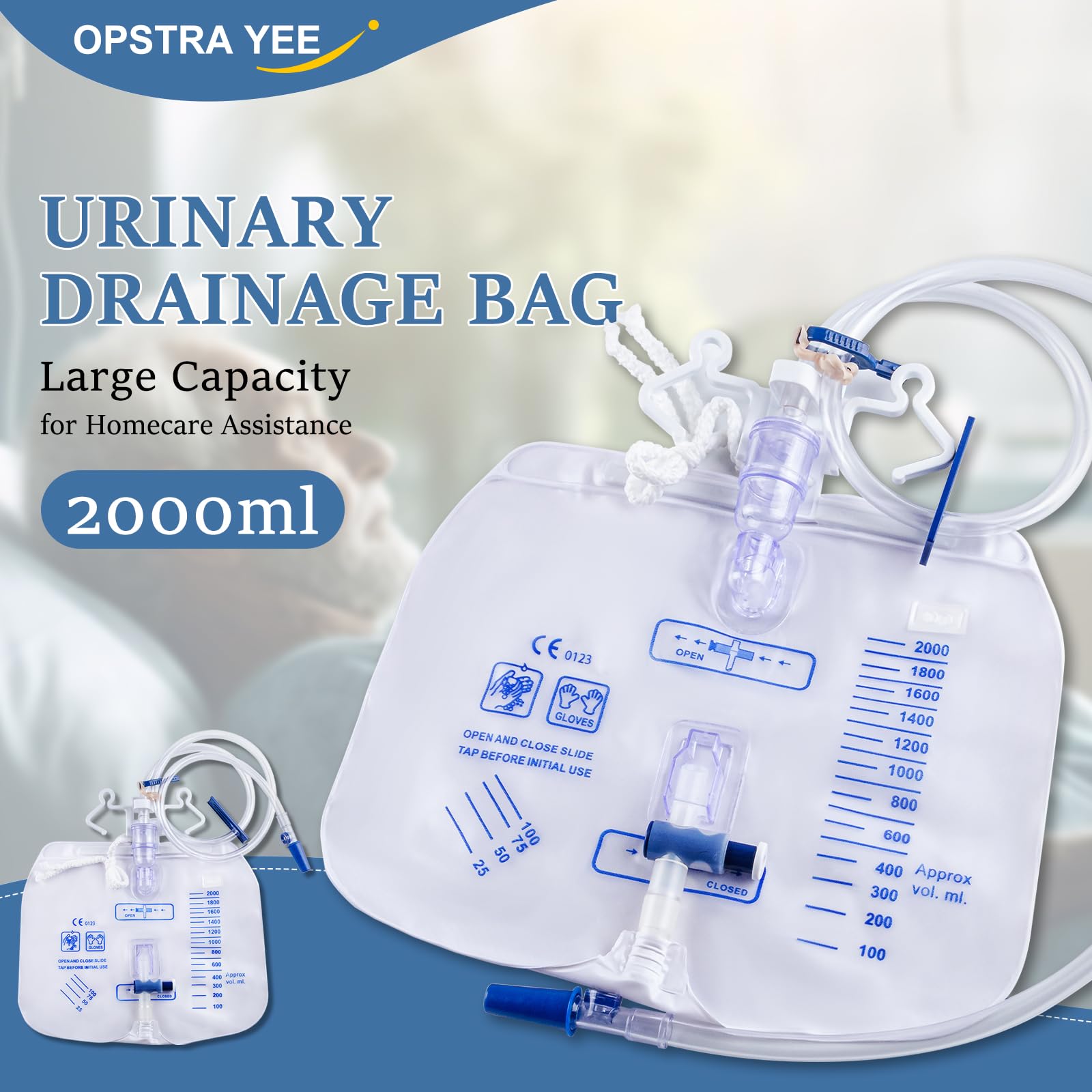 Dual hooks and hanging strap for Opstra Yee bag attachment
