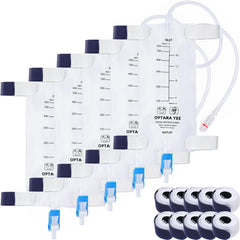 Opstra Yee nephrostomy bag showing 600 ml capacity with clear markings for easy monitoring