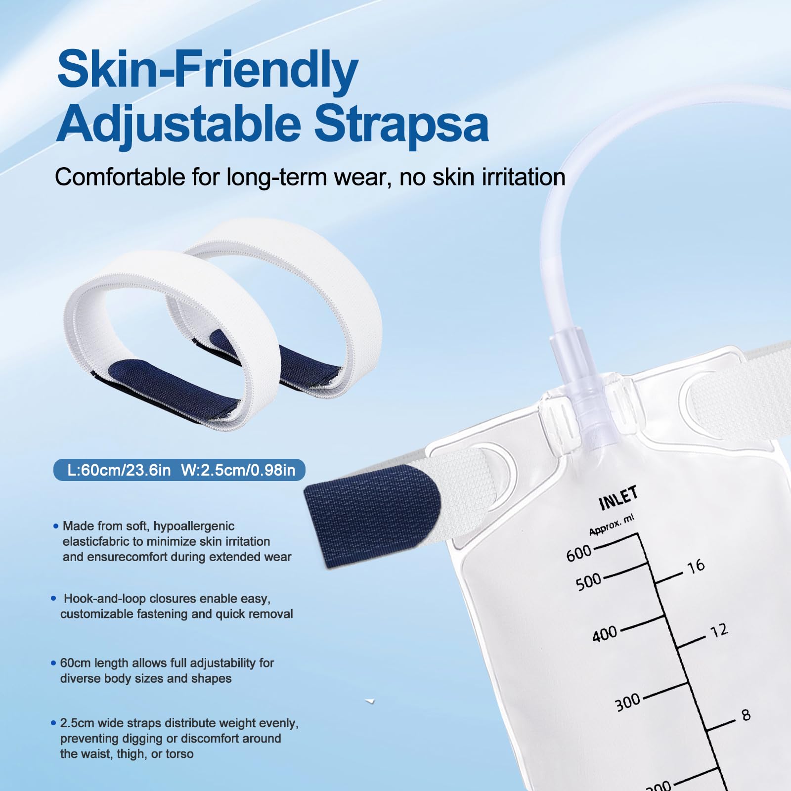 Opstra Yee nephrostomy bag visible scale for quick volume checks